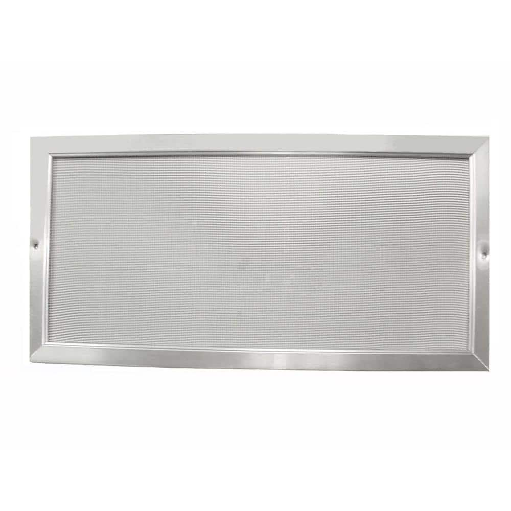 Aluminum soffit screen vent